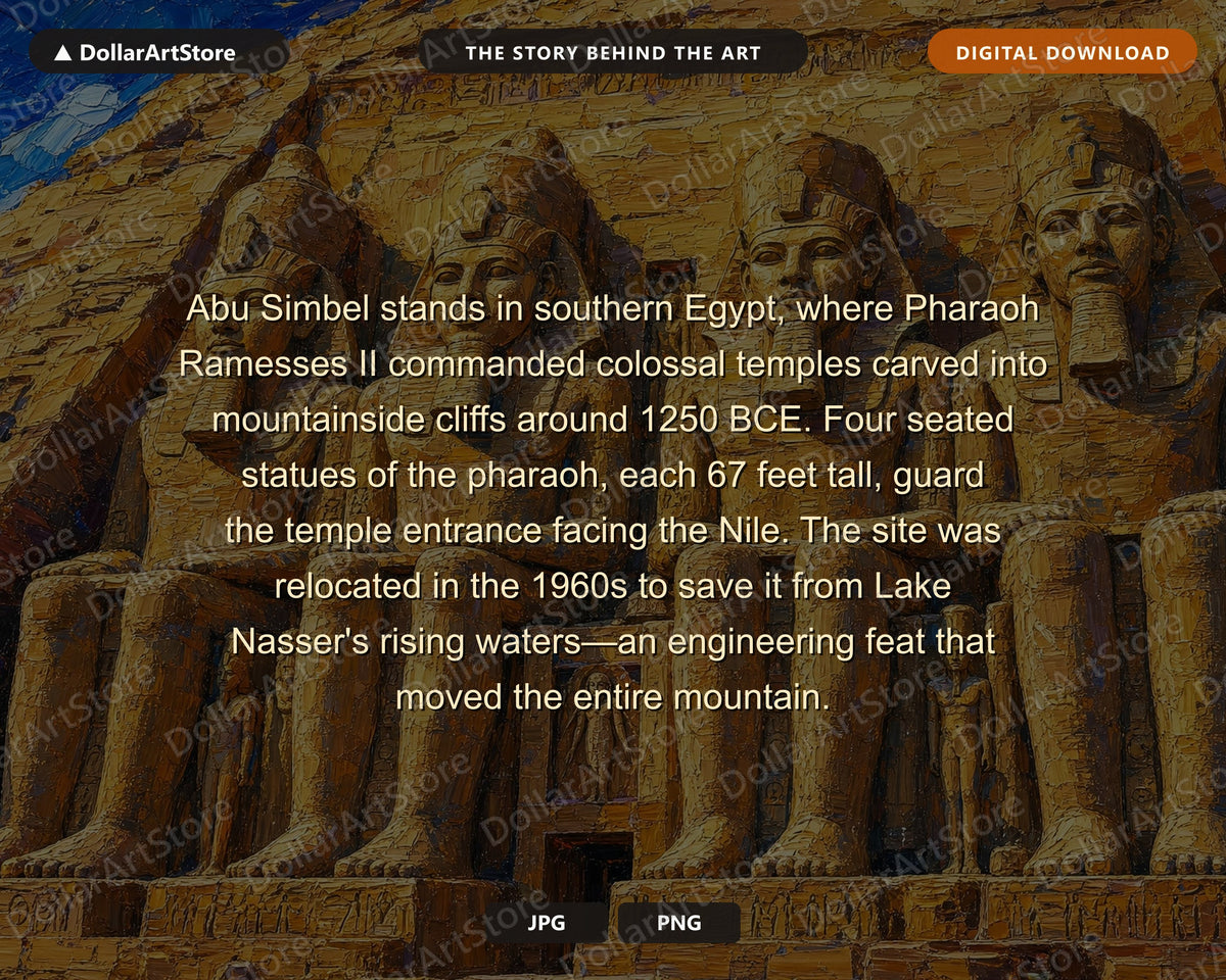 Cozy North Africa Frame TV Art, Ancient Egyptian Temple Scenery, Samsung Frame TV Digital Download 4K