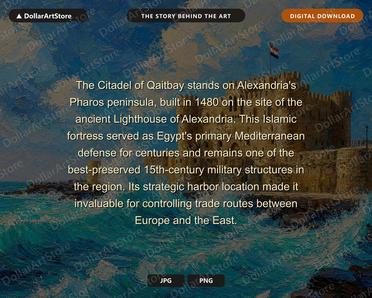 Cozy Middle East Citadel Frame TV Art, Samsung Frame TV Digital Download, 4K Coastal Scenery