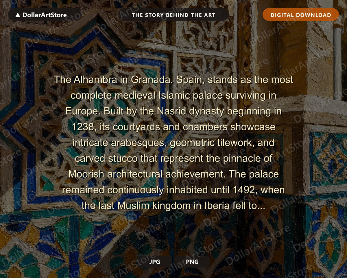 Grand Moorish Arches Cultural Samsung Frame TV Art | Digital Download