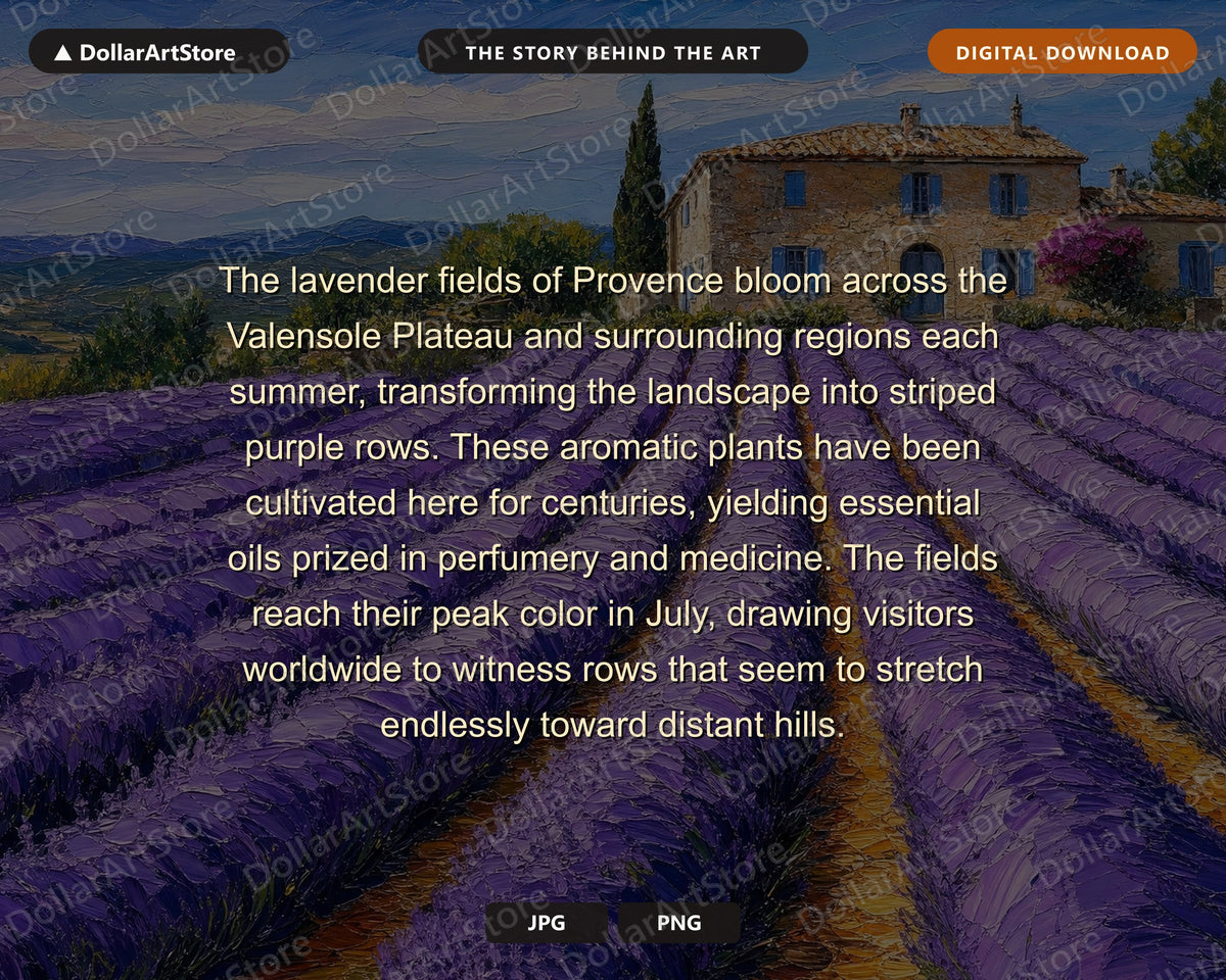 Cozy Provence Lavender Fields Frame TV Art, Samsung Frame TV Digital Download, Rustic Farmhouse Scenery