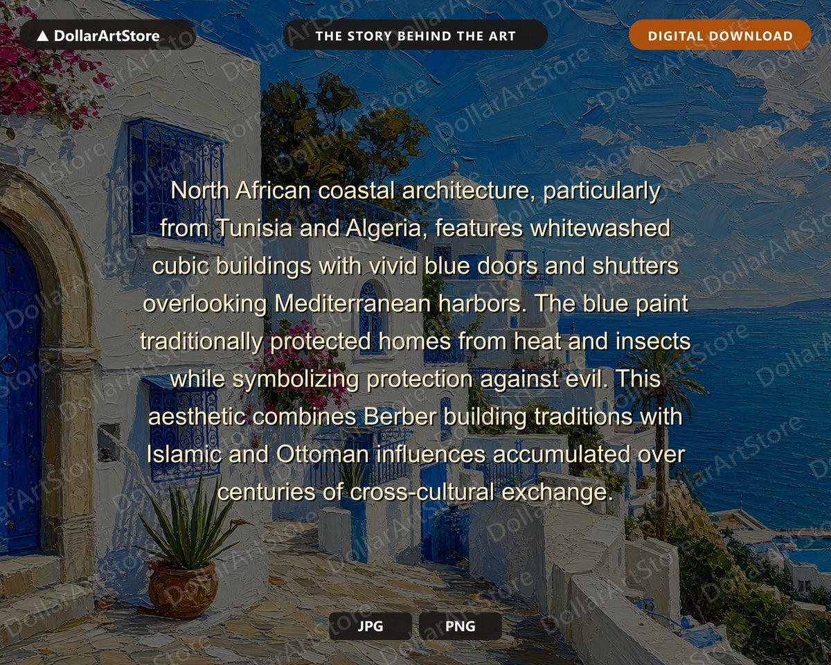 Cozy Mediterranean Coastal Frame TV Art, Samsung Frame TV Digital Download, 4K Textured Scenery