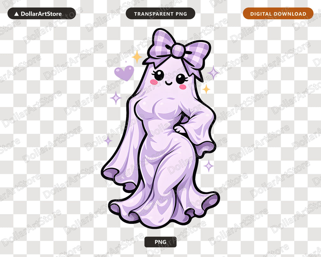 Cute Halloween Ghost PNG, Sublimation Design, Shirt Design Digital Download
