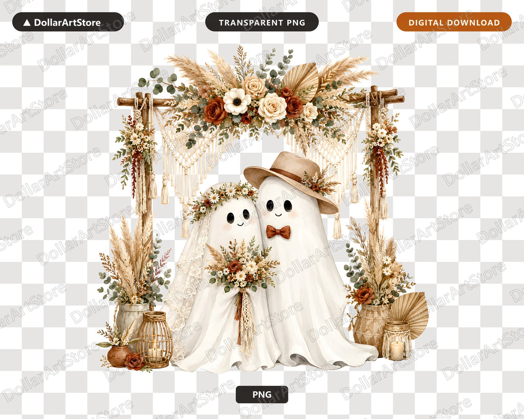 Boho Ghost PNG, Sublimation Design, Fall Autumn Shirt Design Digital Download
