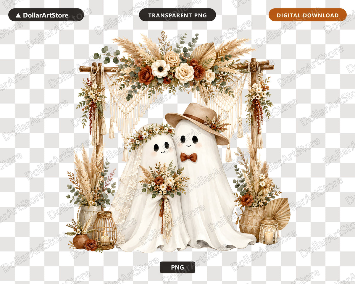 Boho Ghost PNG, Sublimation Design, Fall Autumn Shirt Design Digital Download