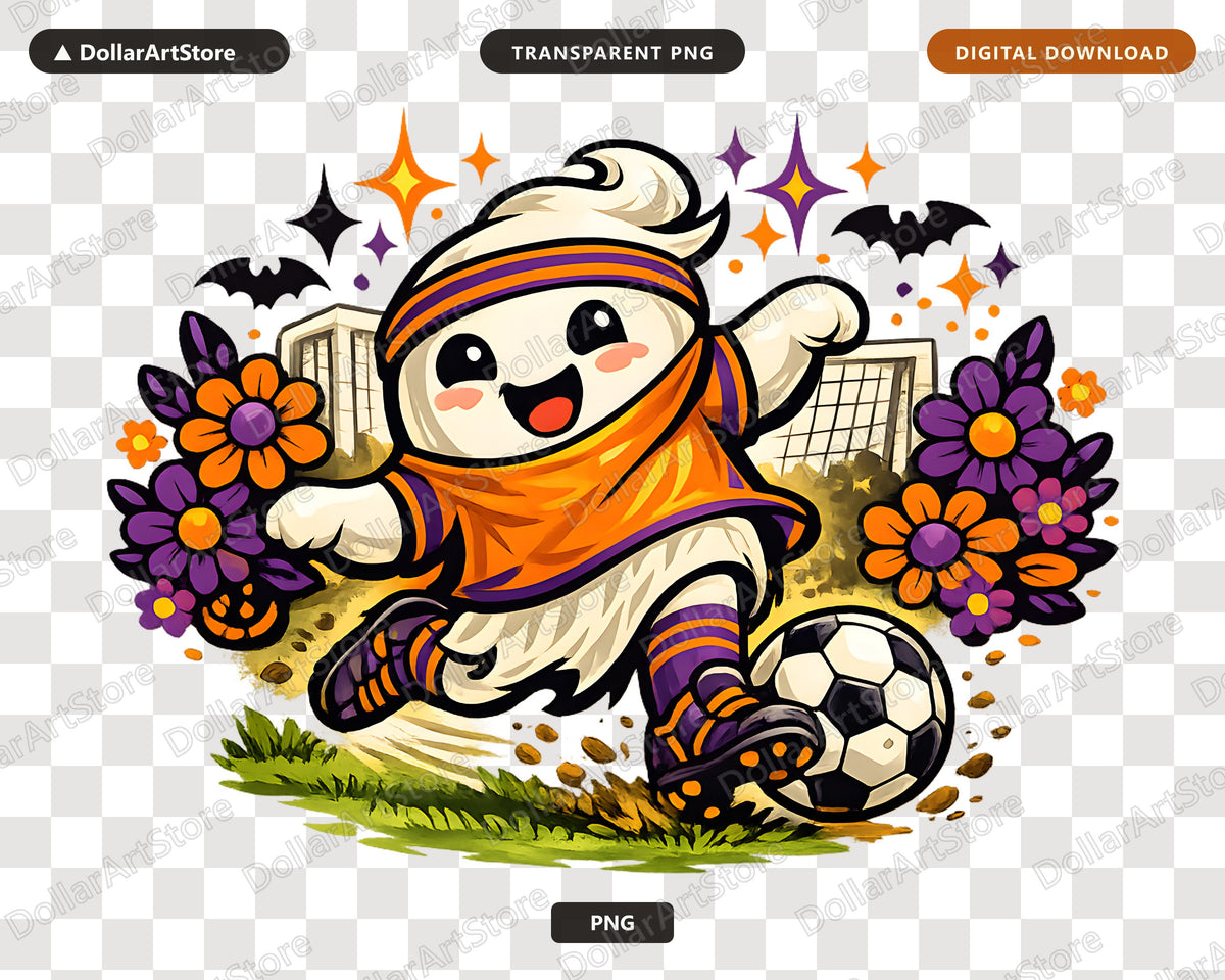 Cute Mummy Ghost PNG, Halloween Sublimation Design, Sport Shirt Design