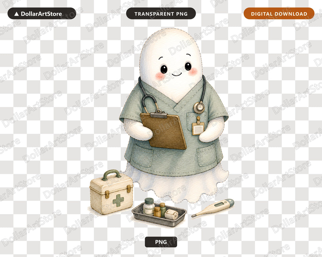 Doctor Ghost PNG, Sublimation Design, Shirt Design Digital Download