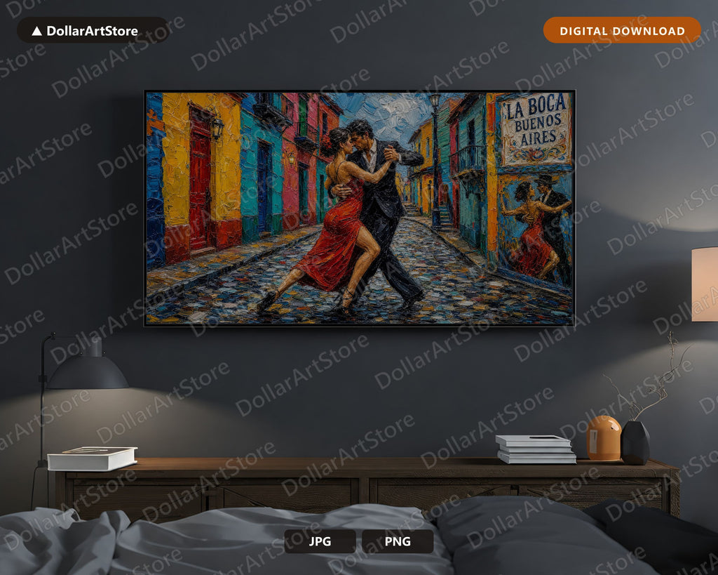 Buenos Aires La Boca Tango Frame TV Art