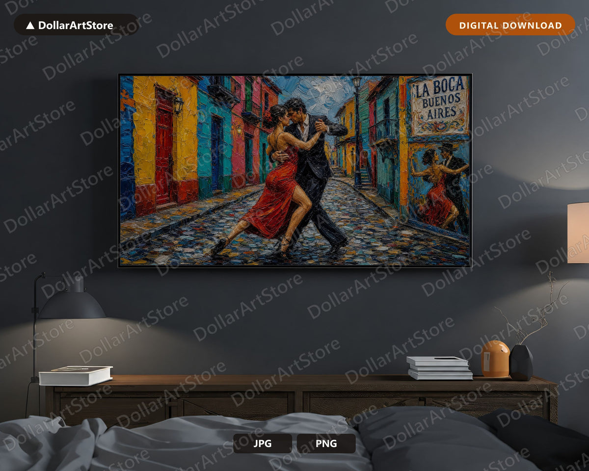 Buenos Aires La Boca Tango Frame TV Art