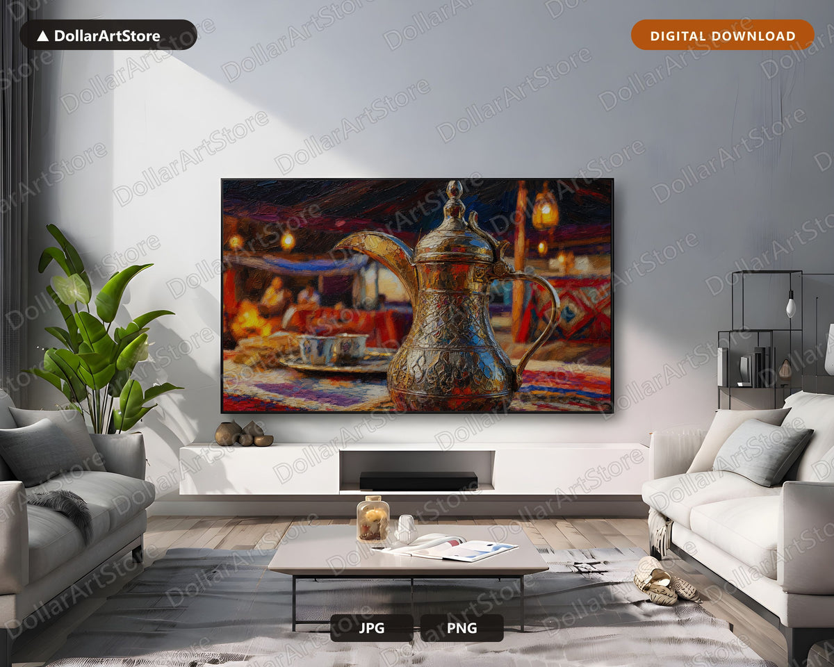 25 Cozy Middle Eastern Frame TV Art Bundle, Samsung Frame TV 4K Digital Download Screensaver Pack