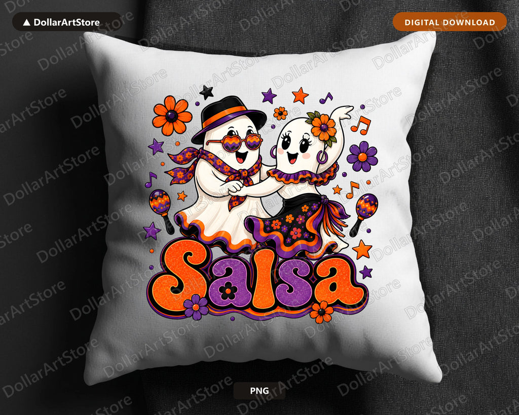 Cute Halloween Ghost PNG, Retro Sublimation Design, Shirt & Tumbler