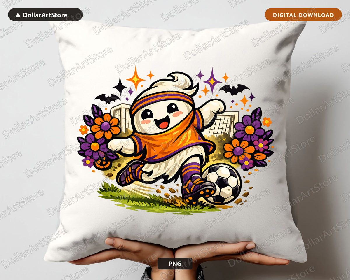 Cute Mummy Ghost PNG, Halloween Sublimation Design, Sport Shirt Design