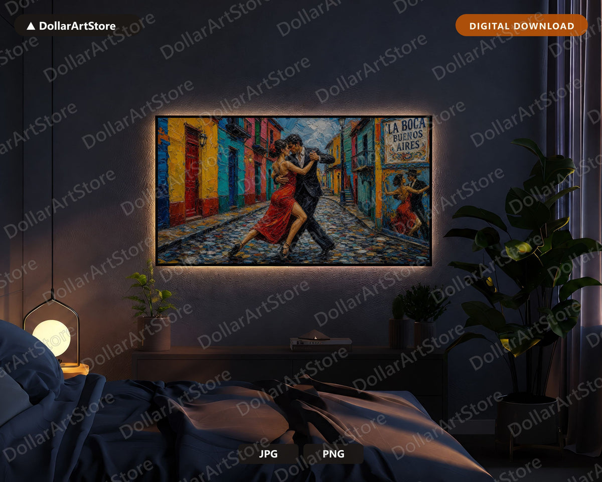 Buenos Aires La Boca Tango Frame TV Art