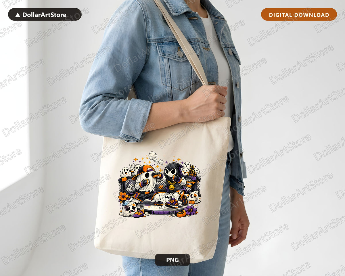 Cute Halloween Ghost PNG, Sublimation Design, Shirt Design Digital Download