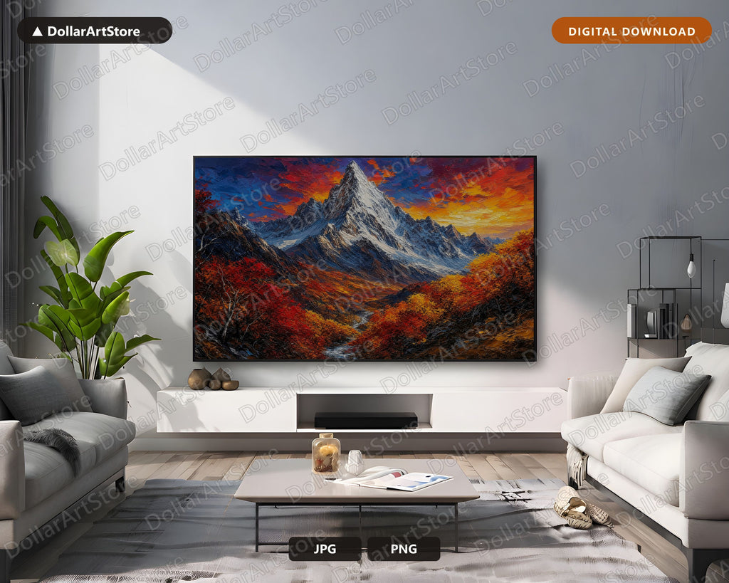 25 Cozy Arctic Scenery Frame TV Art Bundle, Samsung Frame TV 4K Digital Download