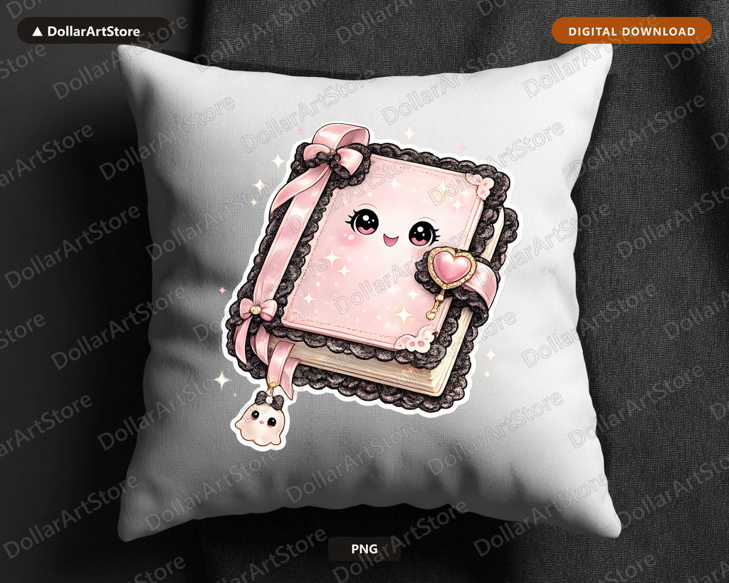 Coquette Halloween PNG, Cute Spooky Book Design, Sublimation Shirt Graphic