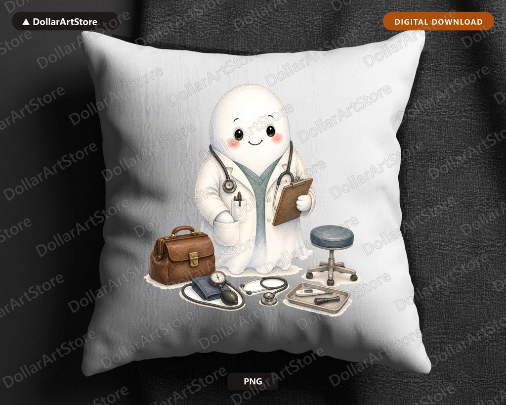 Doctor Ghost PNG, Sublimation Design, Shirt Design Digital Download
