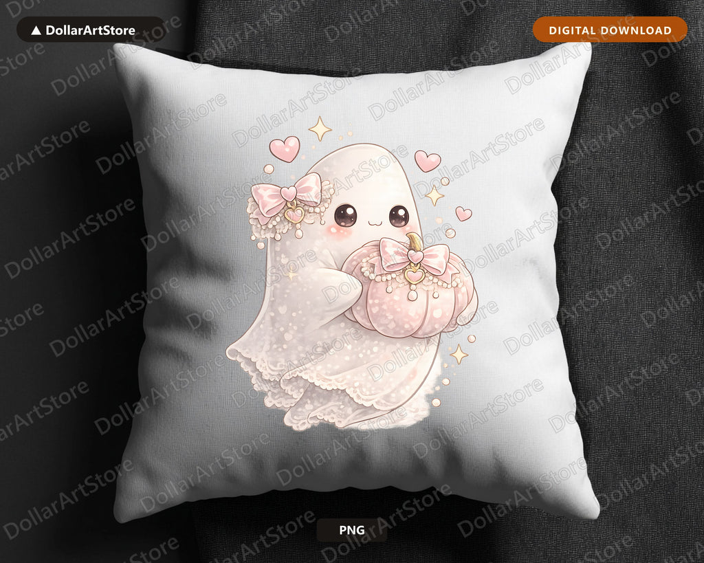 Cute Halloween Ghost PNG, Sublimation Design, Shirt Design Digital Download
