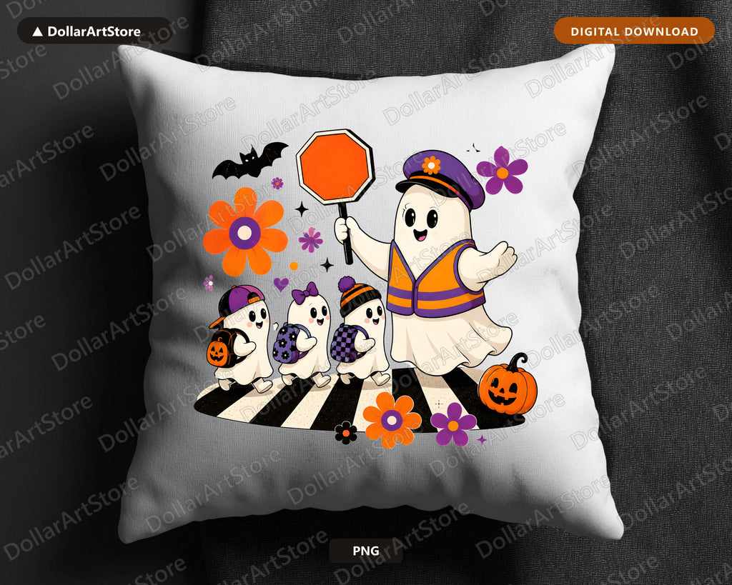 Cute Halloween Ghost PNG, Sublimation Design, Shirt Design Digital Download