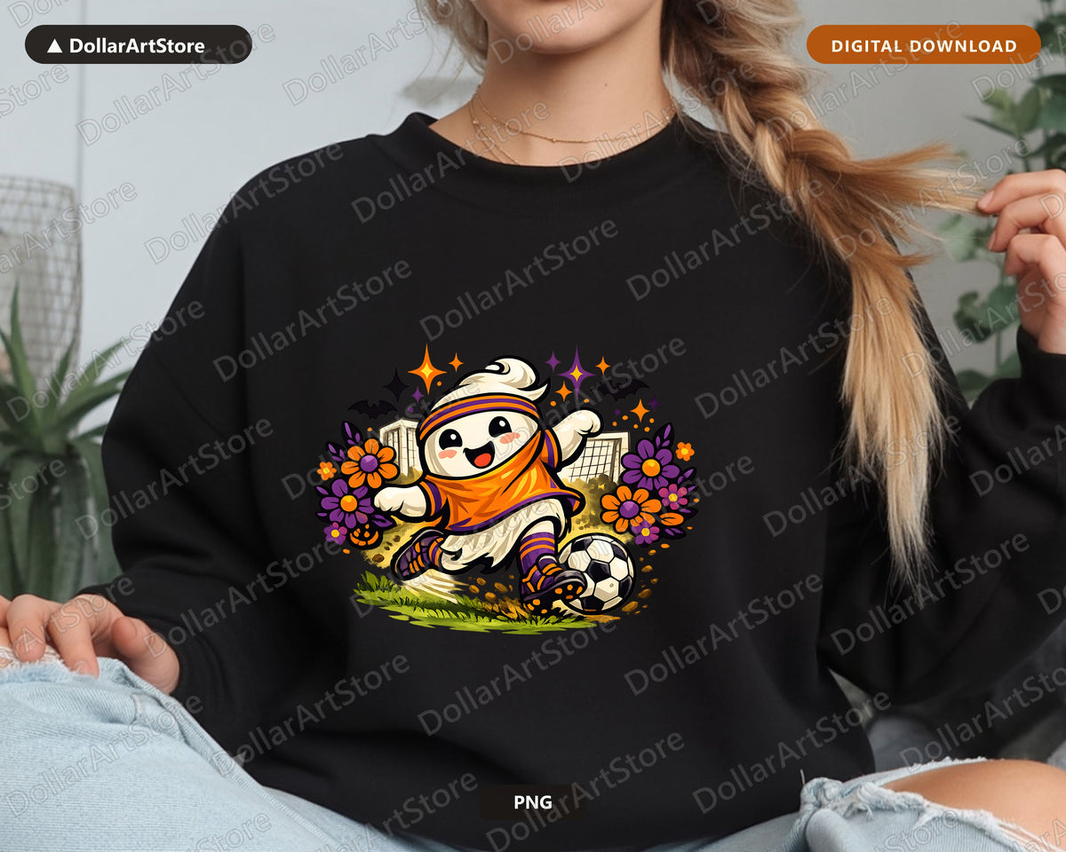 Cute Mummy Ghost PNG, Halloween Sublimation Design, Sport Shirt Design