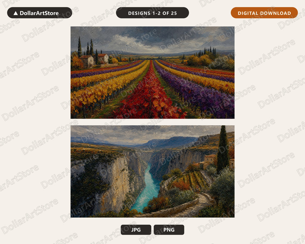 25 Cozy European Scenery Frame TV Art Bundle, Samsung Frame TV 4K Digital Downloads