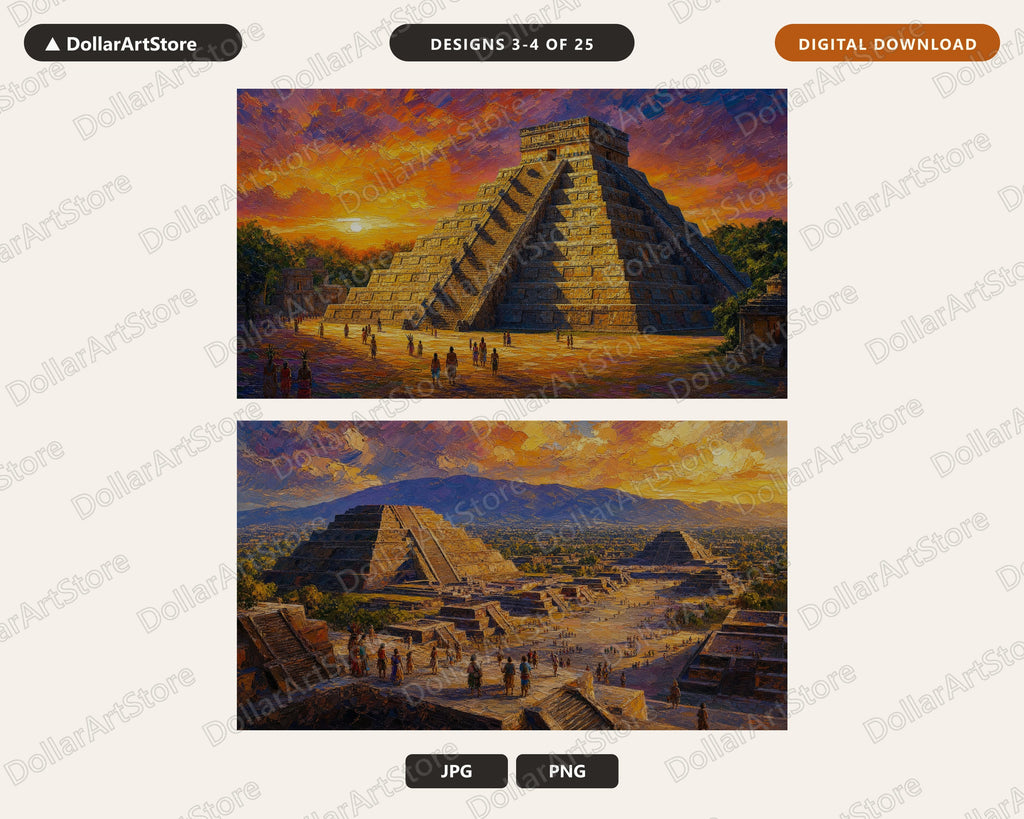 25 Cozy Scenery Frame TV Art Bundle, Samsung Frame TV Digital Download, 4K Textured Landscape Screensaver
