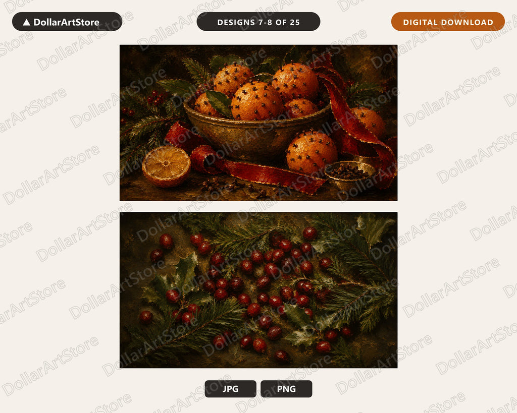 25 Cozy Holiday Frame TV Art Bundle, Christmas Scenery Samsung Frame TV 4K Digital Download