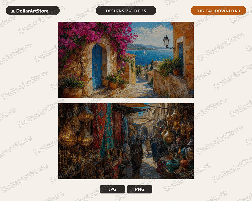 25 Cozy Middle Eastern Frame TV Art Bundle, Samsung Frame TV 4K Digital Download Screensaver Pack