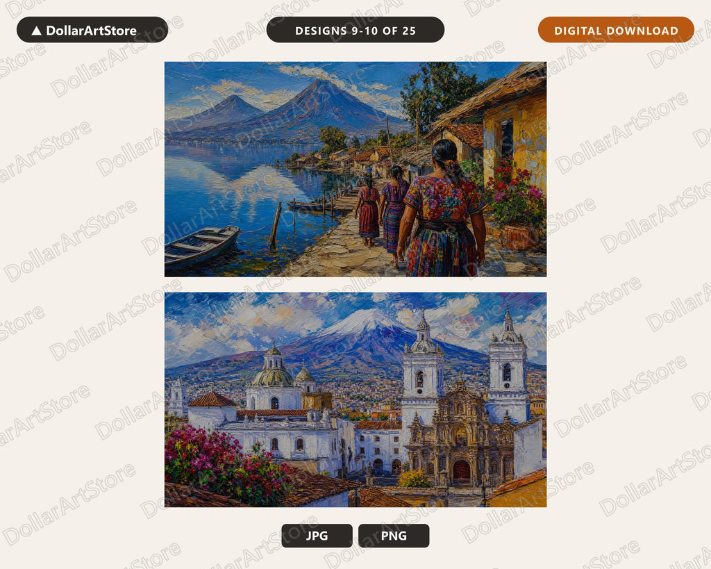 25 Cozy Scenery Frame TV Art Bundle, Samsung Frame TV Digital Download, 4K Textured Landscape Screensaver