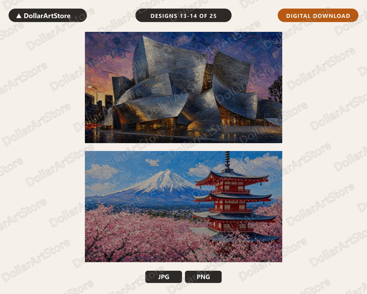 25 Cozy Scenery Frame TV Art Bundle, Samsung Frame TV Digital Download, 4K Textured Landscape Screensaver