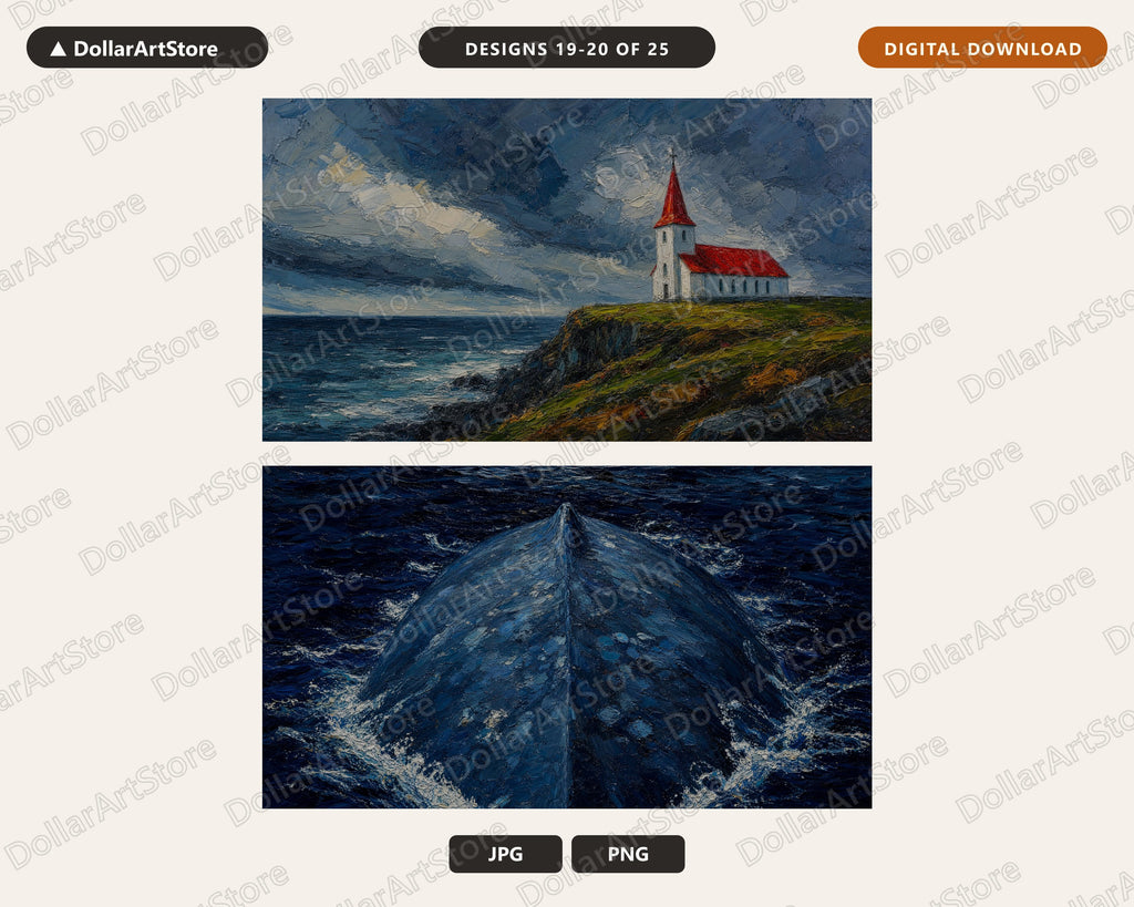 25 Cozy Arctic Scenery Frame TV Art Bundle, Samsung Frame TV 4K Digital Download
