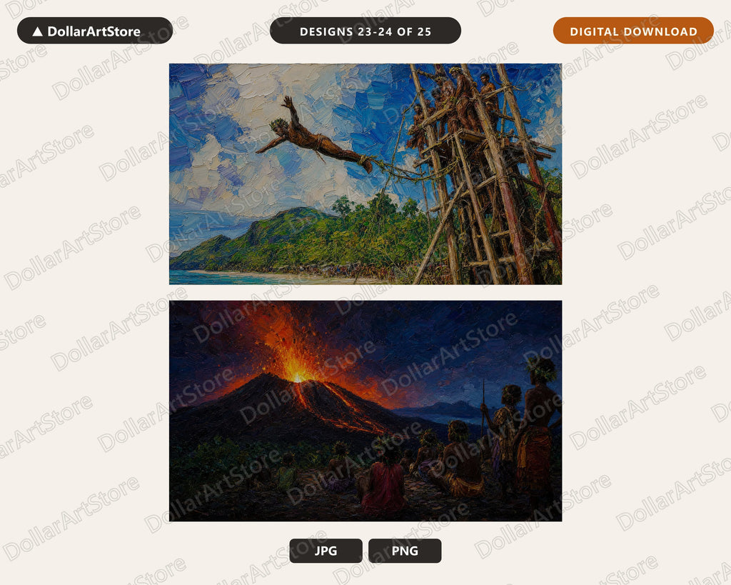 25 Cozy Tropical & Scenic Landscape Frame TV Art Bundle, Samsung Frame TV Digital Download 4K