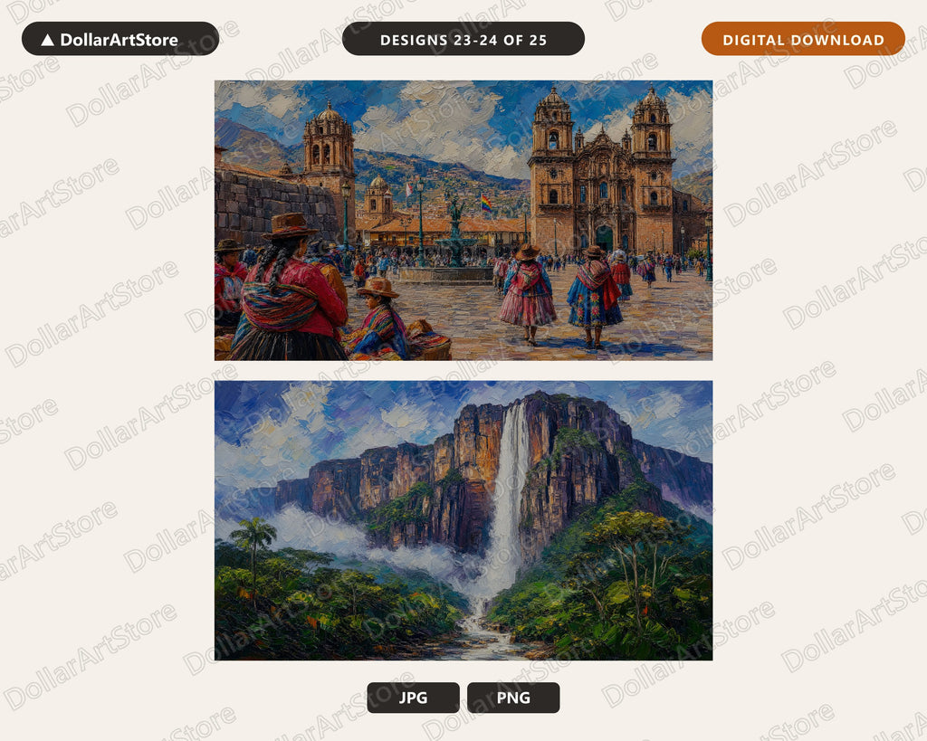 25 Cozy Scenery Frame TV Art Bundle, Samsung Frame TV Digital Download, 4K Textured Landscape Screensaver