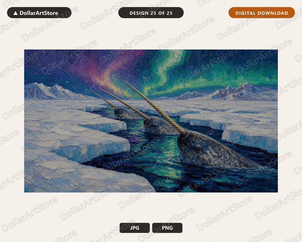 25 Cozy Arctic Scenery Frame TV Art Bundle, Samsung Frame TV 4K Digital Download