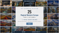 25 Cozy European Scenery Frame TV Art Bundle, Samsung Frame TV 4K Digital Downloads