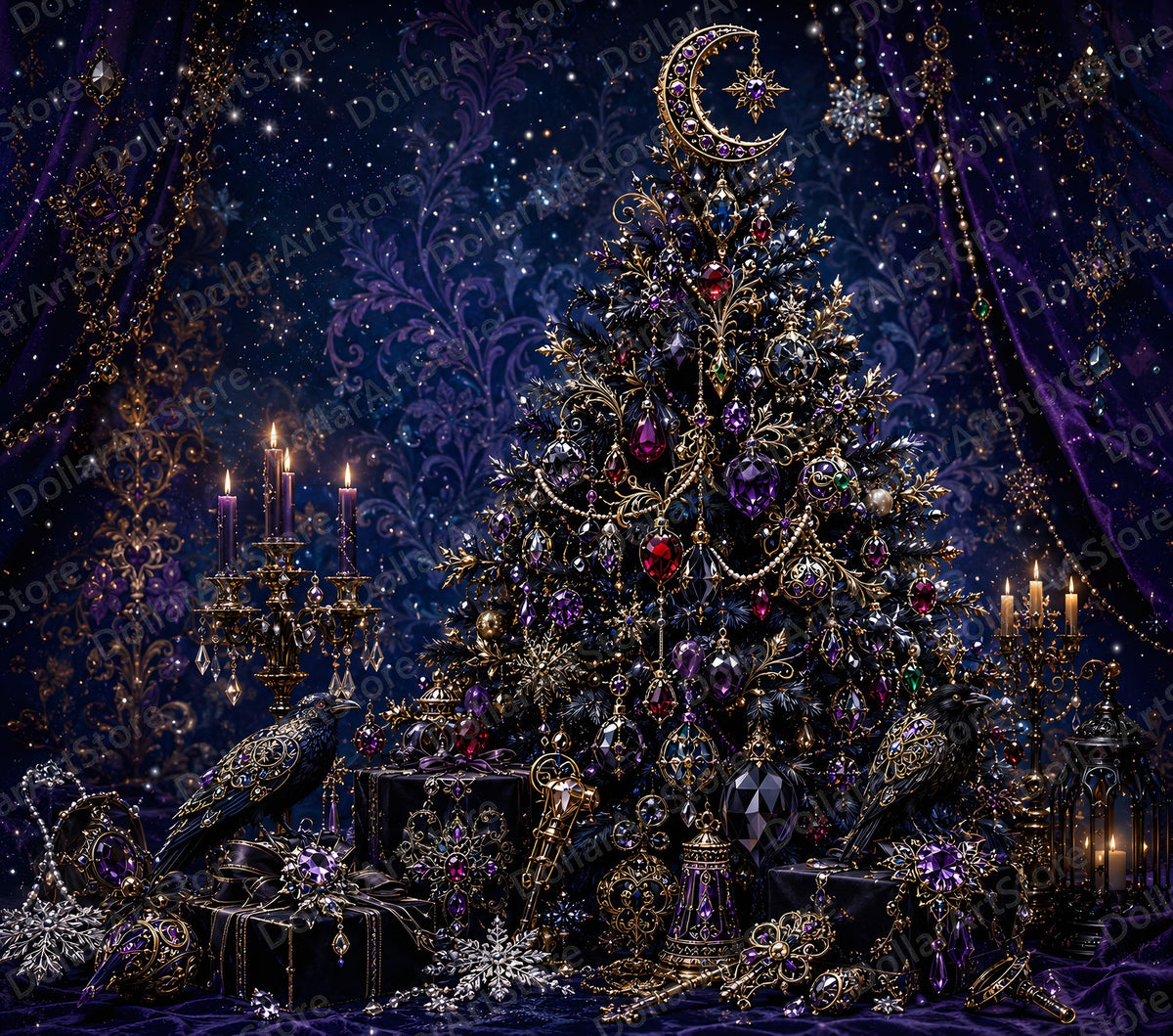 Opulent Gold Christmas Tumbler Wrap PNG, 20 oz Skinny Tumbler Sublimation Design