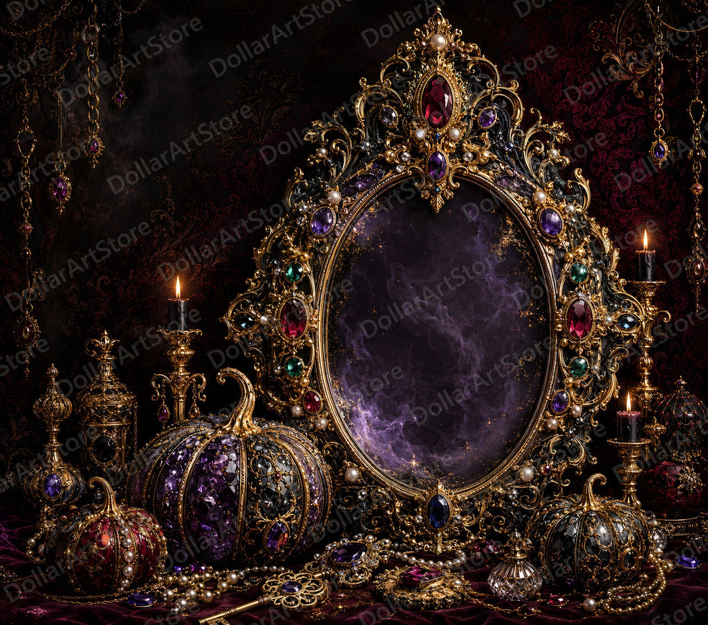Opulent Baroque Tumbler Wrap PNG, 20 oz Skinny Tumbler Sublimation Design, Digital Download