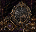 Opulent Gothic Tumbler Wrap PNG, 20 oz Skinny Tumbler Sublimation Design, Digital Download