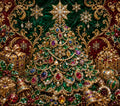 Opulent Gold Christmas Tree Tumbler Wrap PNG, 20 oz Skinny Tumbler Sublimation Design