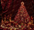 Luxury Opulent Christmas Tumbler Wrap PNG, 20 oz Skinny Tumbler Sublimation Design, Digital Download