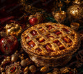 Opulent Gold Pie Tumbler Wrap PNG, 20 oz Skinny Sublimation Design