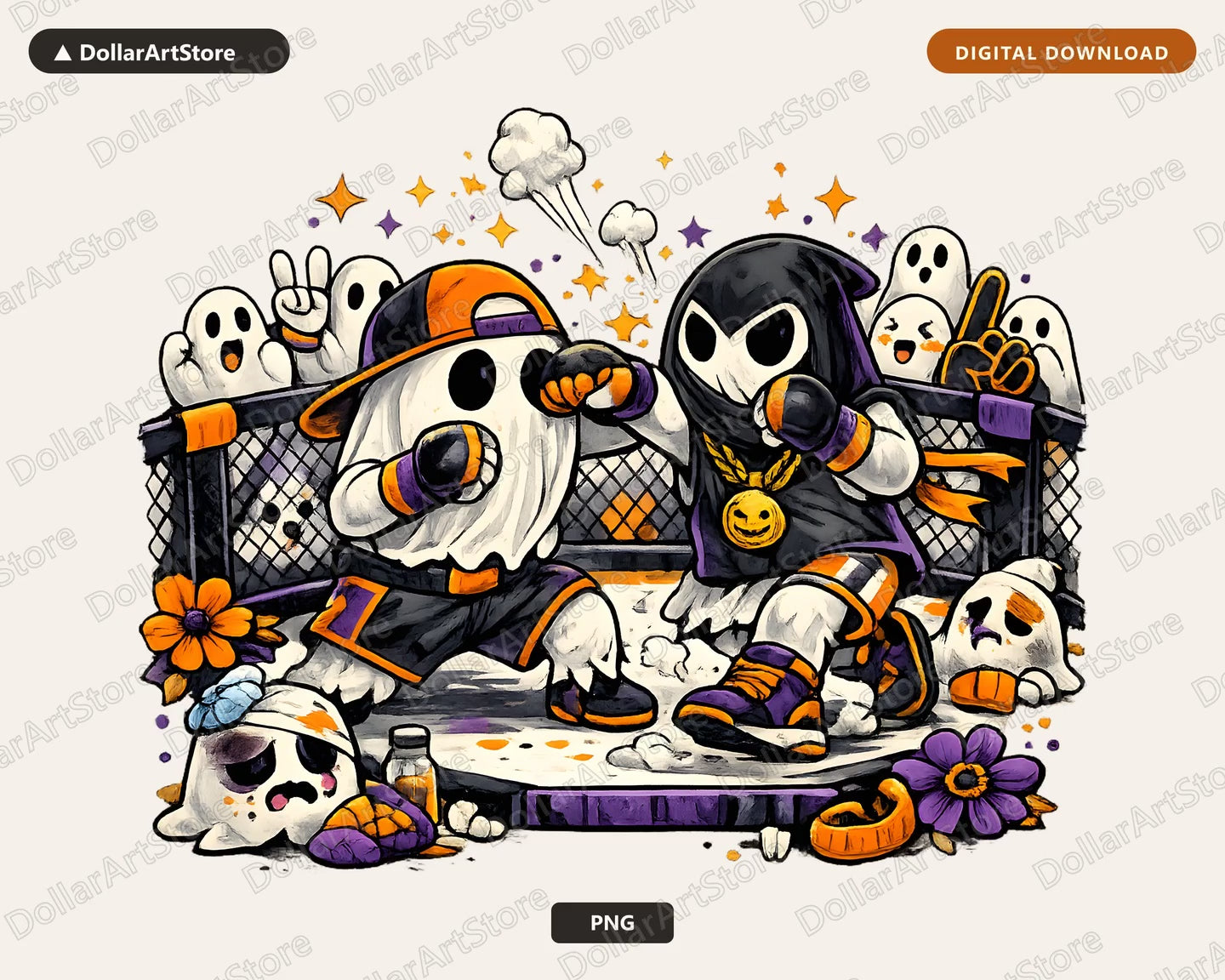 Cute Halloween Ghost PNG, Sublimation Design, Shirt Design Digital Download